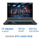 Gigabyte G5 KF5 i7 13620H/16GB/512GB SSD/RTX4060 8GB/15.6'' 144Hz Maroc