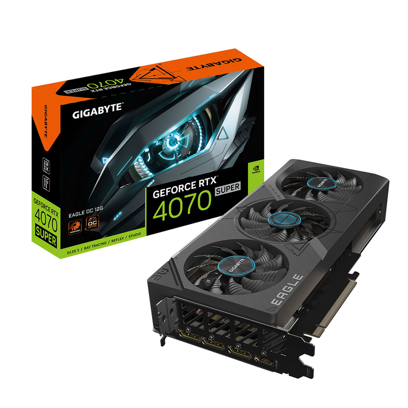 Gigabyte GeForce RTX 4070 SUPER EAGLE OC 12GB GDDR6X Prix Maroc