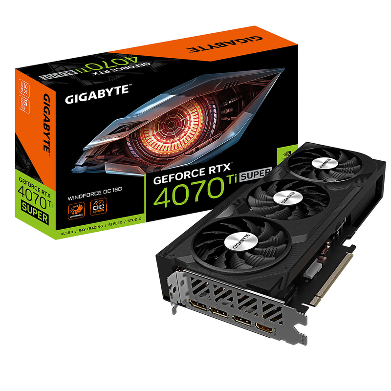 Gigabyte GeForce RTX 4070 Ti SUPER WINDFORCE OC 16GB GDDR6X Prix Maroc