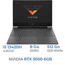 HP Victus 15-fa2013dx i5-13420H/8GB DDR4/512GB SSD/RTX3050 6GB/15.6" 144Hz Prix Maroc