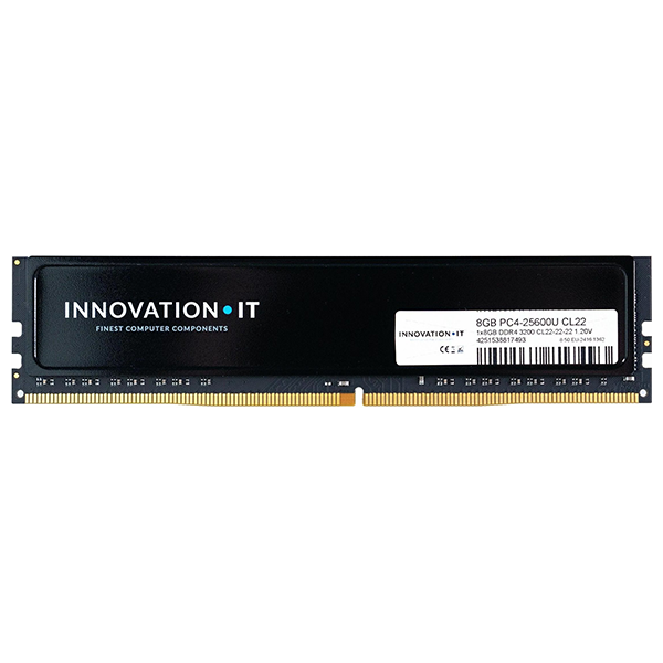 INNOVATION IT 8GB 1x8GB DDR4 3200Mhz CL22 avec Heatspreader