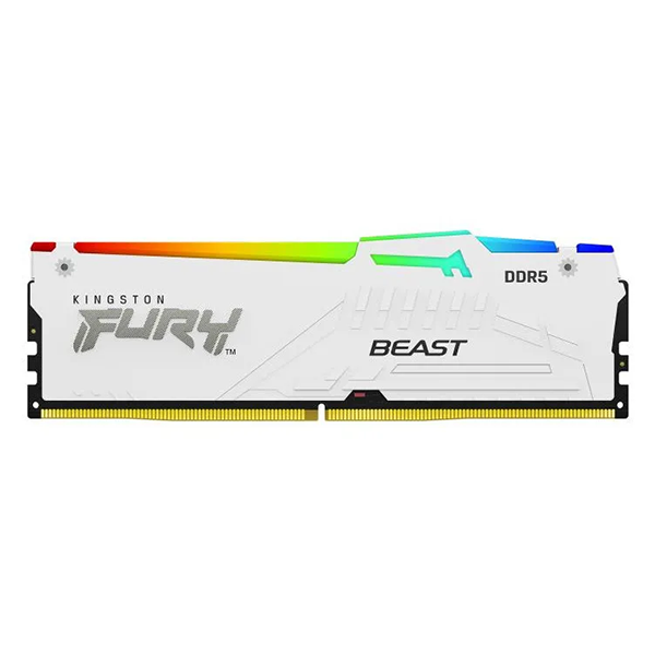 Kingston FURY Beast RGB 64 Go (2 x 32 Go) DDR5 6000 MHz CL30 Blanc Casa