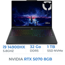 Lenovo Legion Pro 5 16IRX10 i9-14900HX/32GB DDR5/1TB SSD/RTX 5070 8G/16" WQXGA 240Hz Noir Prix Maroc