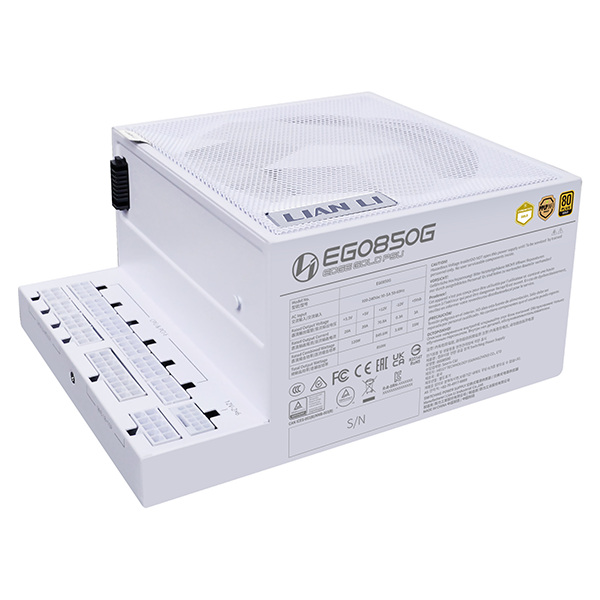 Lian Li Edge 850W Gold Blanc Maroc