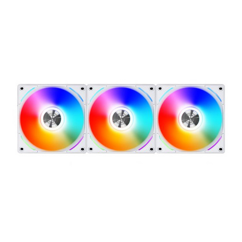 Lian Li Uni Fan AL120 RGB Triple Pack (White) + Controller Prix Maroc