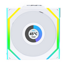 Lian Li Uni Fan SL Wireless LCD 120 Reverse Blade Blanc Maroc