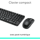 Logitech Combo MK220 Sans-fil (EN-AR) Casablanca