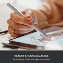Logitech Crayon USB‑C Silver Casa