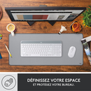 Logitech Desk Mat Studio Series Gris Casablanca