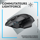 Logitech G G502X Lightspeed Black Maroc Prix