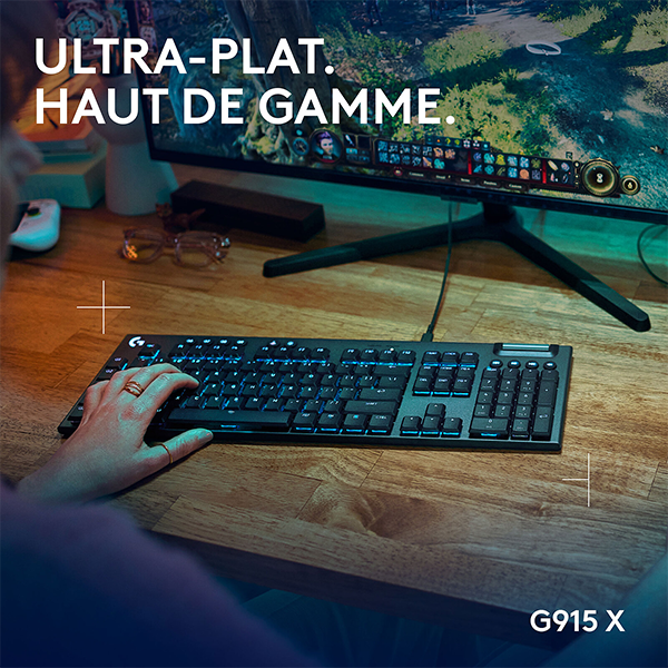 Logitech G G915X Noir (Tactile Version) Casablanca