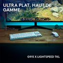 Logitech G G915X TKL Lightspeed Blanc (Version Tactile) Maroc