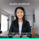 Logitech Headset H390 USB-C Black Casablanca