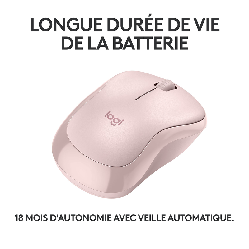 Logitech M240 Silent (Rose) Maroc Prix