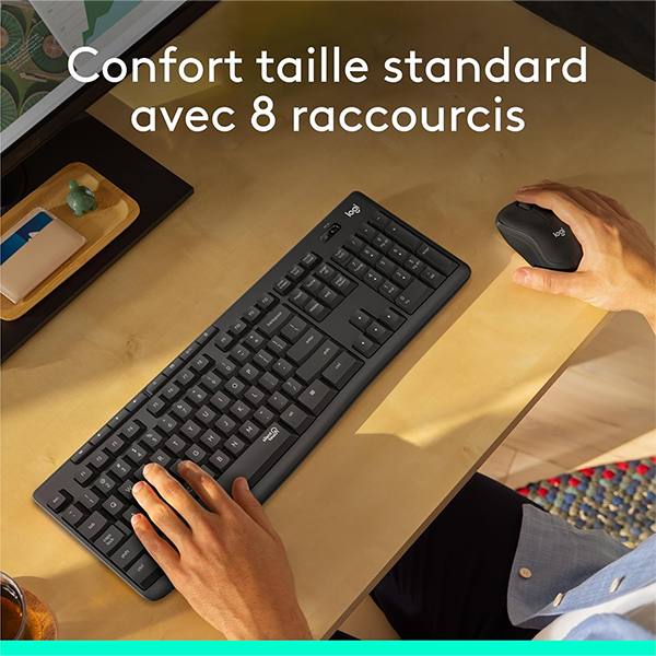 Logitech MK295 (Graphite) Maroc