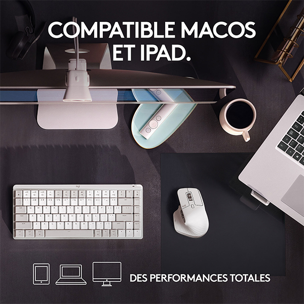 Logitech MX Master 3S for Mac (Gris Pâle) Casablanca
