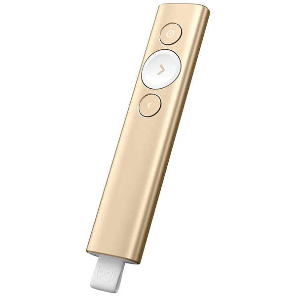 Logitech Spotlight Presentation Remote Gold Maroc