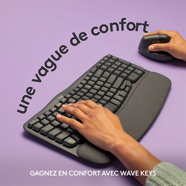 Logitech Wave Keys (Noir) Casablanca