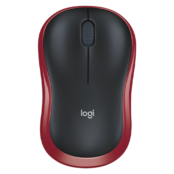Logitech Wireless Mouse M185 Red | Souris Prix Maroc - Techspace.ma