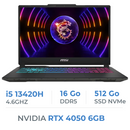 MSI Cyborg 15 A13VE-2481FRNN i5-13420H/16GB DDR5/512GB SSD/RTX 4050 6GB/15.6" FHD 144Hz/Win11 Prix Maroc