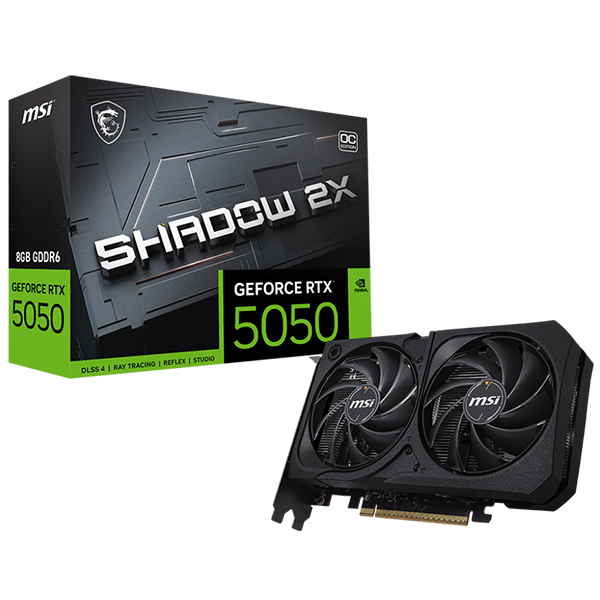 MSI GeForce RTX 5050 8G SHADOW 2X OC Bulk Casa