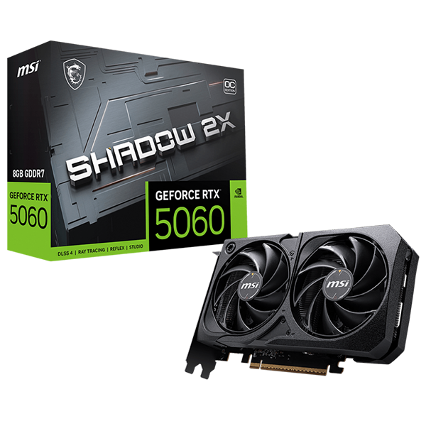 MSI GeForce RTX 5060 8G SHADOW 2X OC Prix Maroc