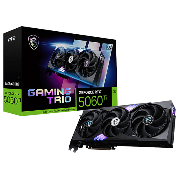 MSI GeForce RTX 5060 Ti 16G GAMING TRIO OC Prix Maroc