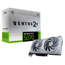 MSI GeForce RTX 5070 VENTUS 2X OC WHITE 12GB GDDR7 Prix Maroc
