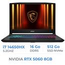 MSI Katana 15 HX B14WFK-209XFR i7-14650HX/16GB DDR5/512GB NVMe/RTX 5060 8GB/15.6" FHD 144Hz Prix Maroc
