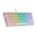 Mars Gaming MK60 White (Red Switch) Maroc Prix