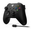 Xbox Manette sans fil Carbon Noir + câble USB-C Maroc