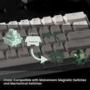 MonsGeek FUN60 Pro white (Magnetic Switch) Casa