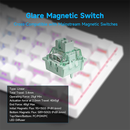 MonsGeek FUN68 HE White (Magnetic Switch) Maroc