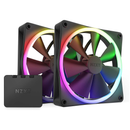NZXT F140 RGB Twin Pack (Noir) Prix Maroc