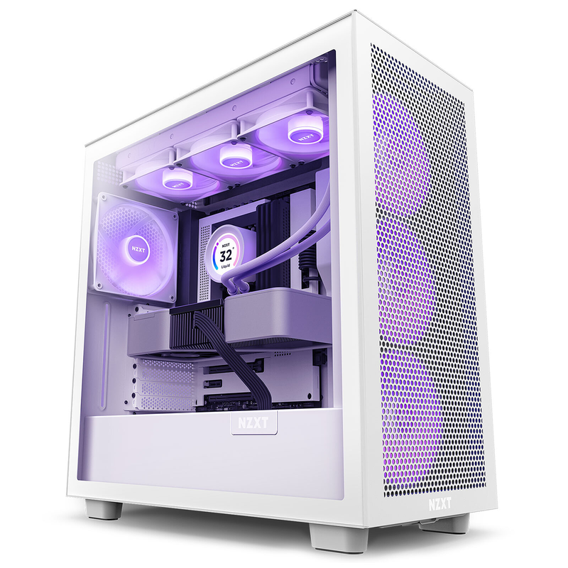 NZXT H7 Flow RGB White Prix Maroc