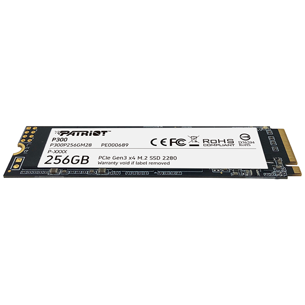 PATRIOT P300 256GB M.2 PCIE NVME SSD Maroc