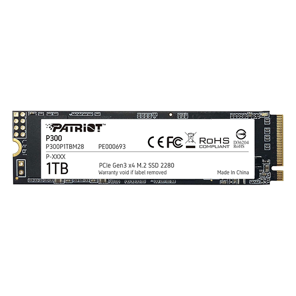 PATRIOT P300 M.2 PCIE NVME 1TB SSD Prix Maroc