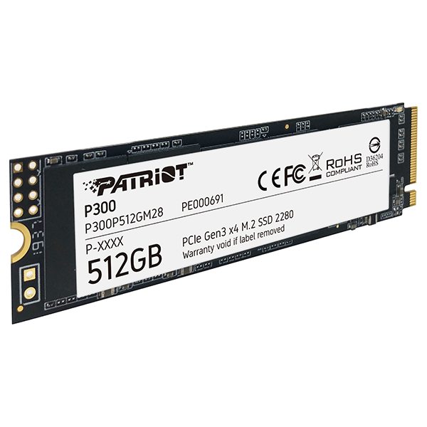 PATRIOT P300 M.2 PCIE NVME SSD 512GB Casablanca