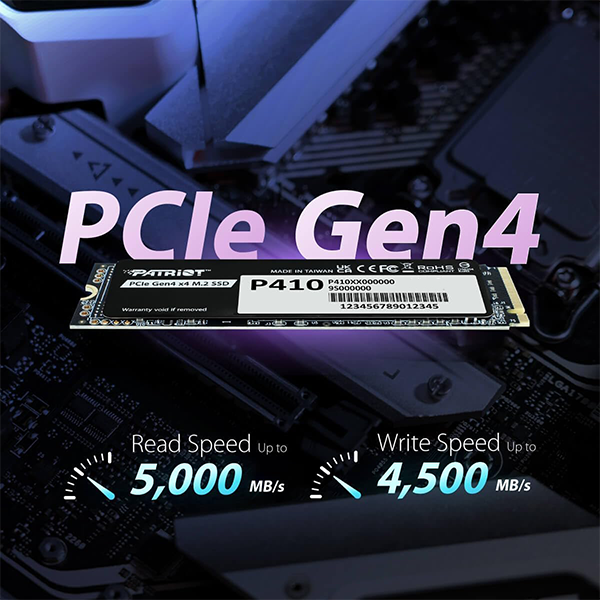 PATRIOT P410 1TB SSD M.2 2280 PCIe Gen 4x4 Casa