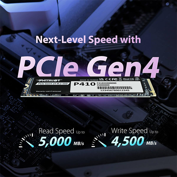 PATRIOT P410 2TB SSD M.2 2280 PCIe Gen 4x4 Casa