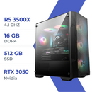 PC Gamer Techspace Ryzen 5 3500X/512GB SSD/16GB/RTX 3050 8GB