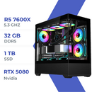 PC Gamer Techspace R5 7600X/1TB SSD/32GB/RTX 5080