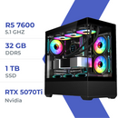 PC Gamer Techspace R5 7600/1TB SSD/32GB/RTX 5070 Ti