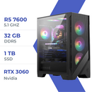 PC Gamer Techspace R5 7600/1TB SSD/32GB/RTX 3060