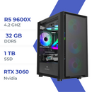 PC Gamer Techspace R5 9600X/1TB SSD/32GB/RTX 3060 12GB