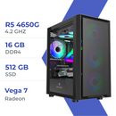 PC Gamer Techspace Ryzen 5 PRO 4650G/16GB/512GB SSD/Radeon Vega7