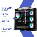 PC Gamer Techspace i5 13600KF/512GB SSD/16GB/RTX 5060 Ti 16GB