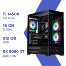 PC Gamer Techspace i5 14500/512GB SSD/16GB/RX 9060 XT 16GB