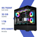 PC Gamer Techspace R7 7500F/1TB SSD/32GB/RTX 5060 Ti 8GB