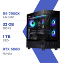 PC Gamer Techspace R9 7900X /1TB SSD/32GB/RTX 5080